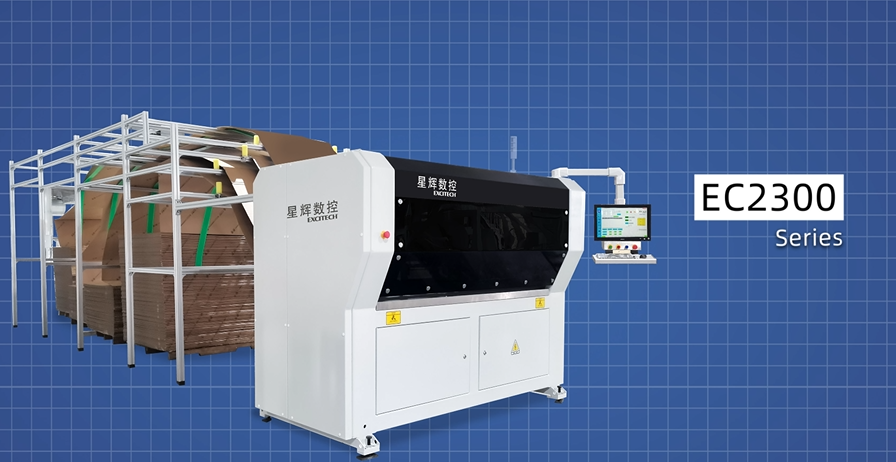 Excitech CNC 2300 dozenmaakmachine, slimme verpakkingsoplossingen!
