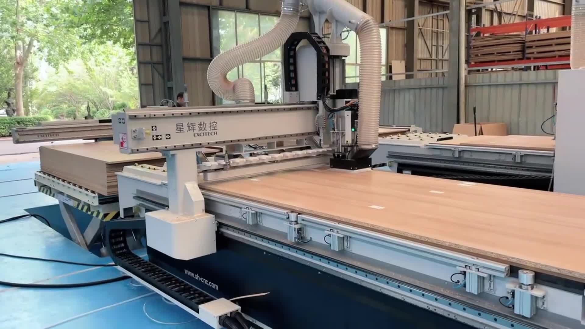Ervaar het stofvrije snijverwerkingscentrum en bouw uw meubelfabriek!