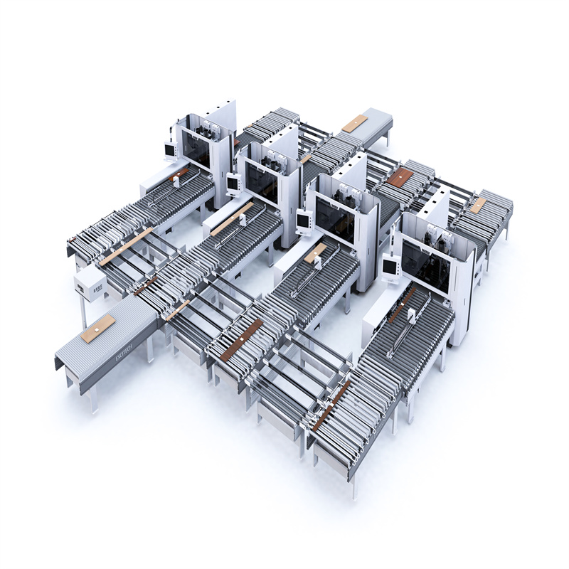 Deurpaneelmeubilair Geautomatiseerde CNC-nesteenheidlijn